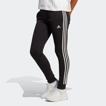 ADIDAS SPORTSWEAR Tapered Sportnadrágok 'Essentials' - fekete