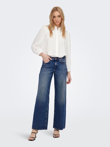 ONLY Wide leg Jeans 'Hope' in Blauw