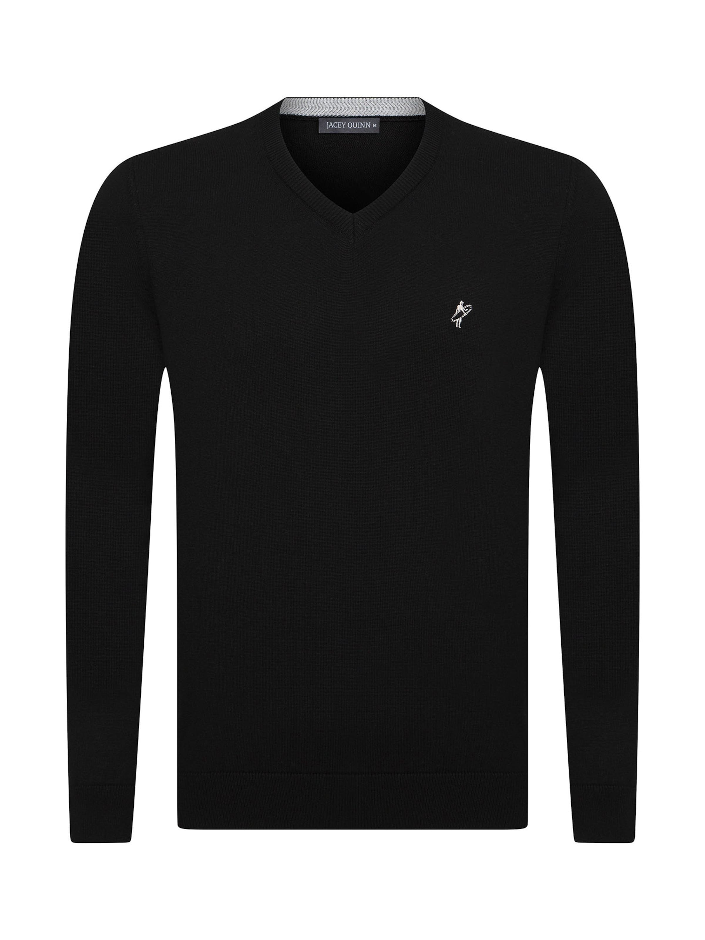 Pullover di Jacey Quinn in nero: frontale