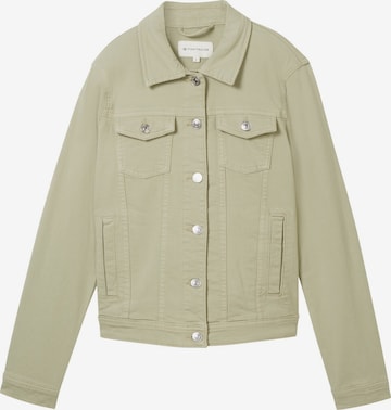 TOM TAILOR Between-season jacket in Green: front