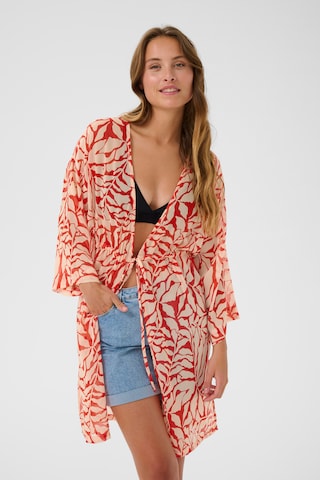 Kimono 'KASea' Kaffe en rouge : devant