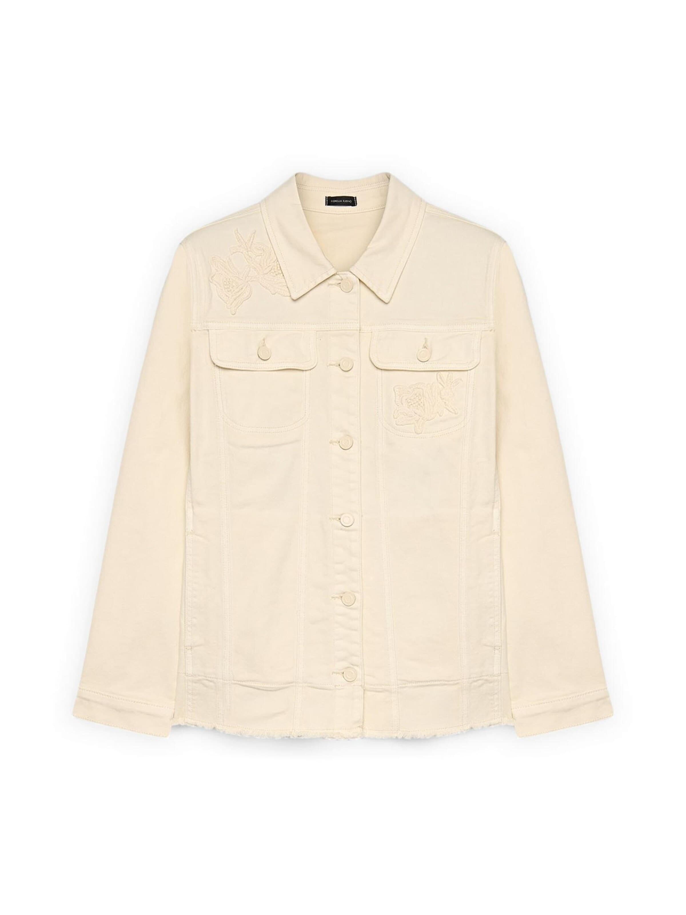 Fiorella Rubino - Chaqueta de entretiempo en beige: frente