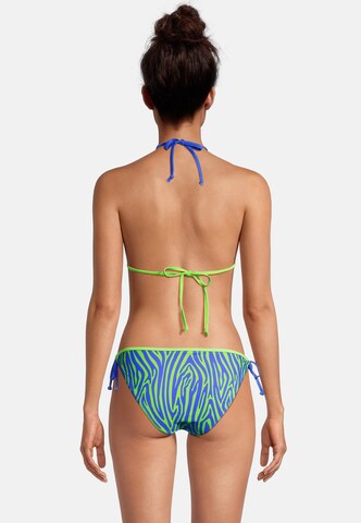 BECO the world of aquasports Bustier Bikini 'Zebra Vibes' in Blau