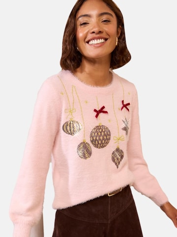 Pullover di Friends Like These in rosa: frontale
