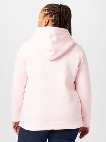 Tommy Hilfiger Curve Μπλούζα φούτερ σε ροζ