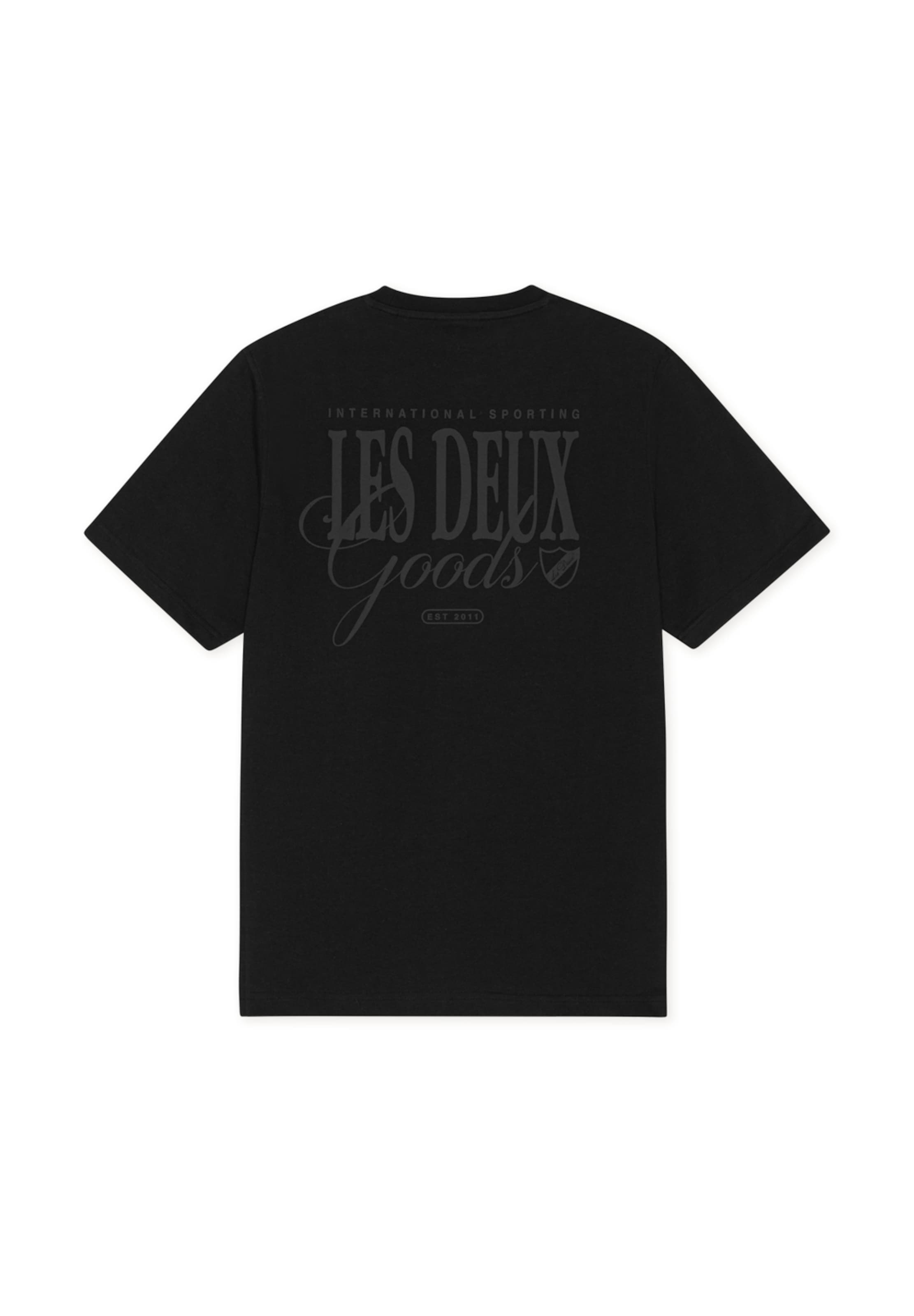 Les Deux - Camiseta 'Goods' en negro