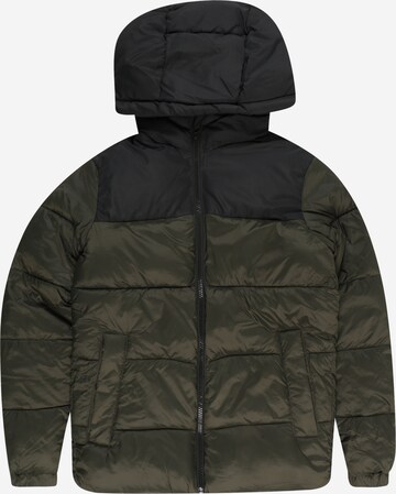 Jack & Jones Junior - Chaqueta de invierno 'Toby' en verde: frente