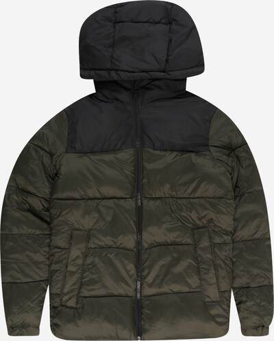 Jack & Jones Junior Зимняя куртка 'Toby' в Оливково-зеленый / Черный, Обзор товара