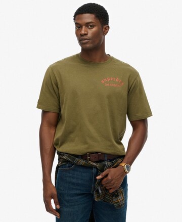 T-Shirt 'Locker' Superdry & Co en vert