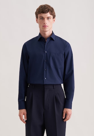 SEIDENSTICKER Regular fit Business Shirt in Blue: front