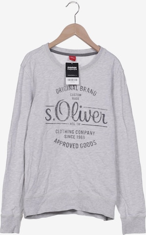 s.Oliver Sweatshirt & Zip-Up Hoodie in S in Grey: front