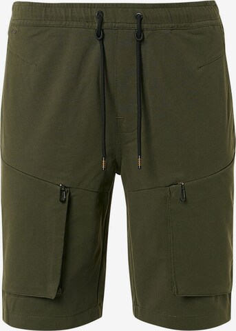 No Excess Regular Cargo Pants in Green: front