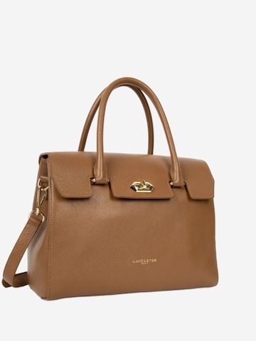 LANCASTER Paris Handtas 'Lancaster Sac à Rabat Foulonné Milano L Camel' in Bruin