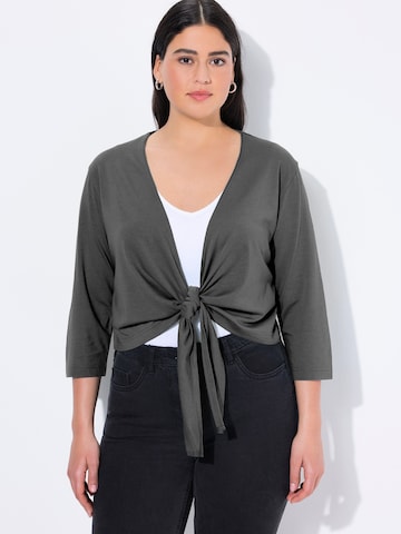Ulla Popken Bolero in Grau: Vorderseite