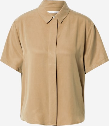 Samsøe Samsøe Blouse 'MINA' in Beige: voorkant