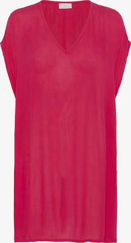 Chemise de nuit 'KADaisy' Kaffe en rose : devant