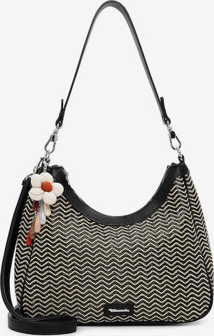 Borsa a spalla 'Konstantina' di Tamaris in nero: frontale
