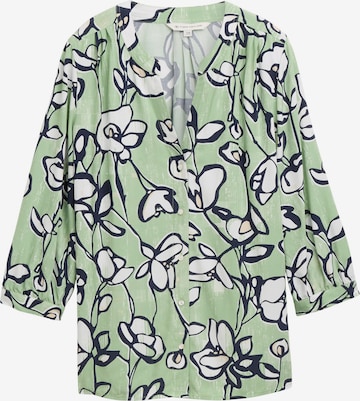 Chemisier TOM TAILOR en vert : devant