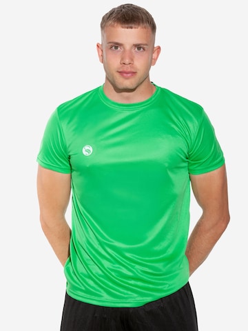 Stark Soul - Camisa funcionais 'Breeze' em verde: frente