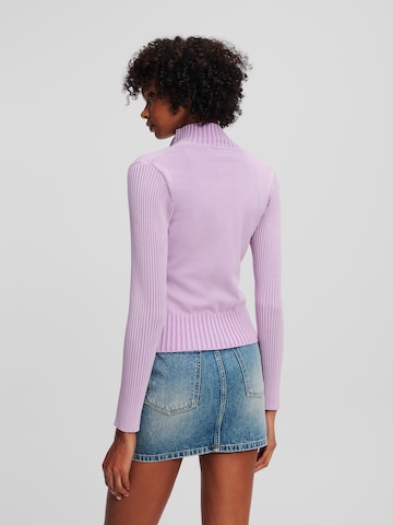 Cardigan KARL LAGERFELD JEANS en violet