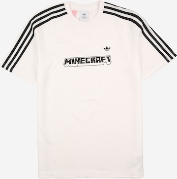 balta ADIDAS ORIGINALS Marškinėliai: priekis