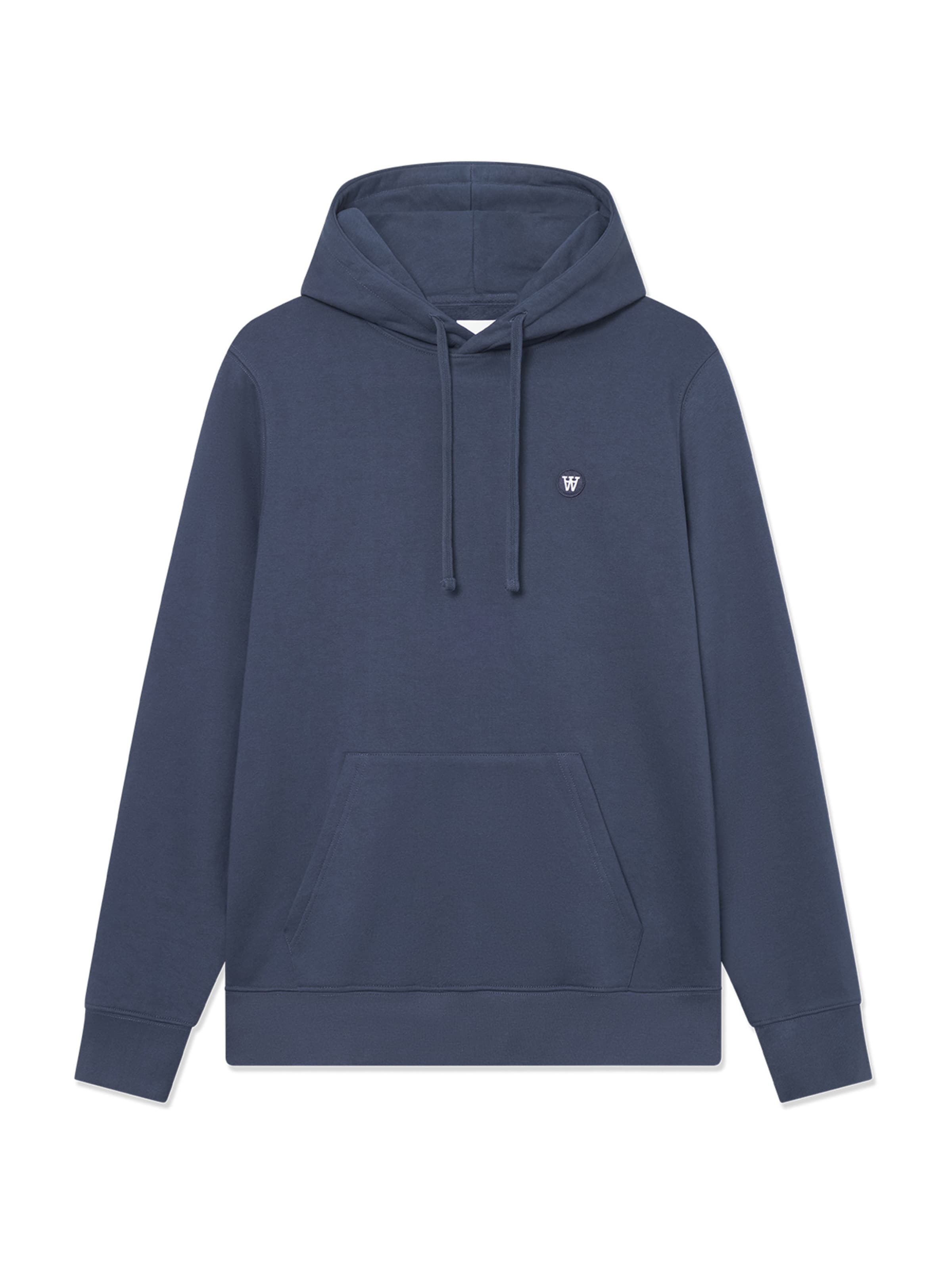 mėlyna WOOD WOOD Megztinis be užsegimo 'Ash': priekis