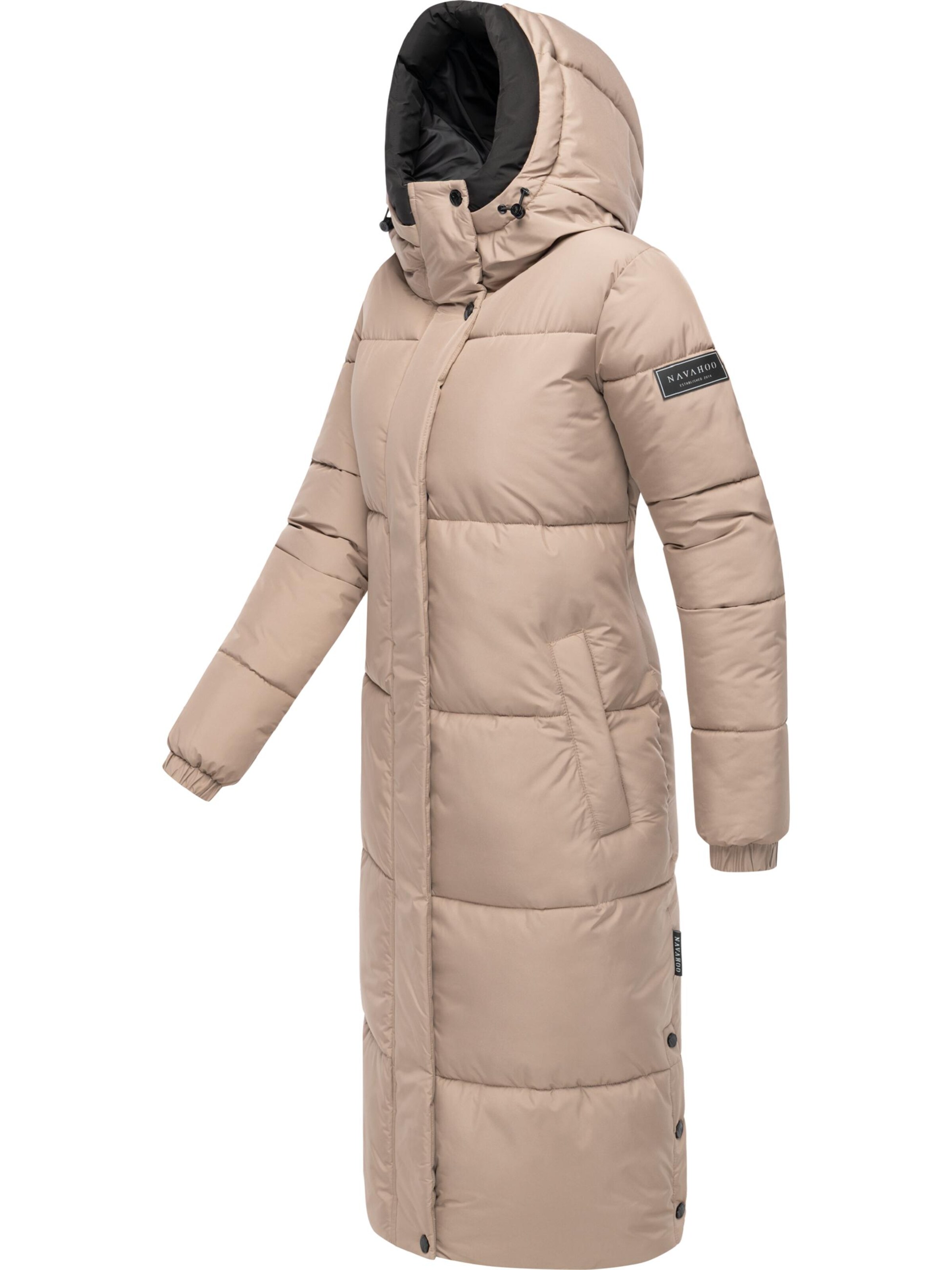 NAVAHOO Mantel 'Taublüte XIV' in Beige