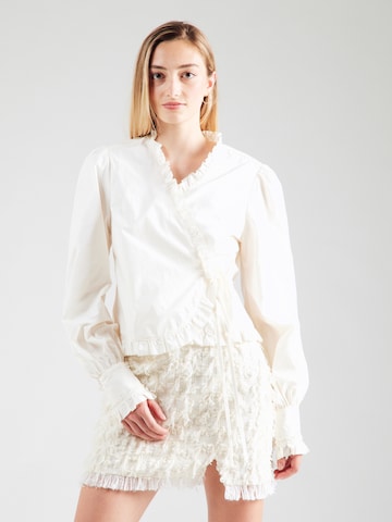 Harper & Yve Blus i beige: framsida