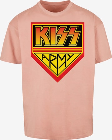 F4NT4STIC T-Shirt 'Kiss Army Logo' in Beige: Vorderseite