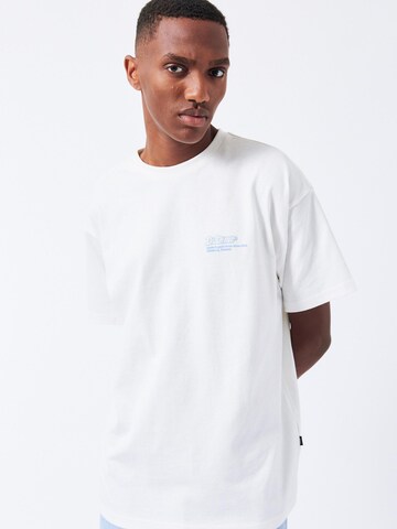 Dr. Denim Shirt 'Trooper Tee'‌ in Weiß