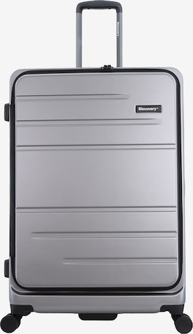 Discovery Suitcase 'Patrol' in Silver: front