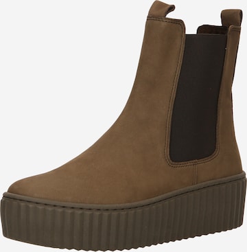 GABOR Chelsea Boots in Green: front