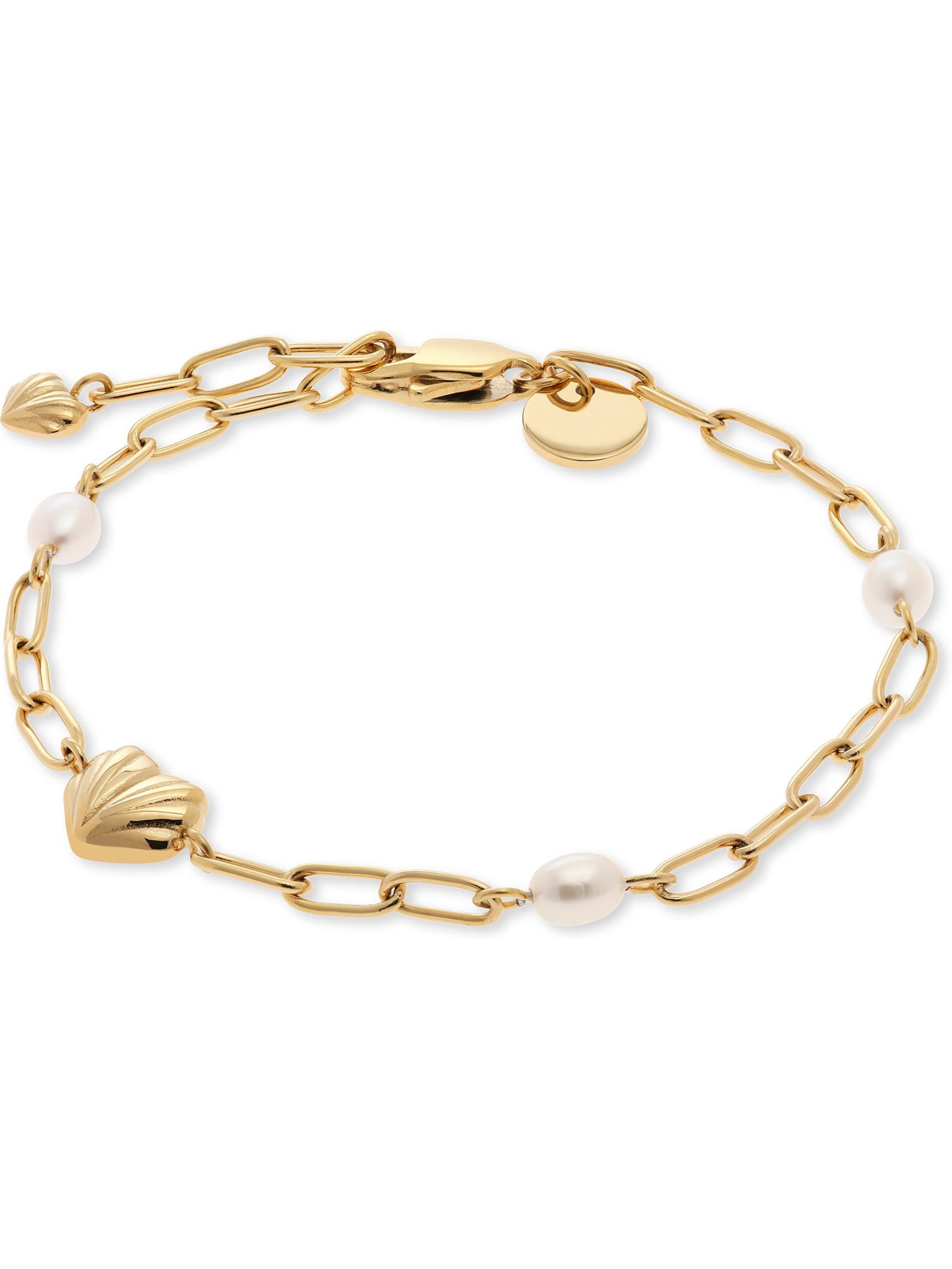 Guido Maria Kretschmer Jewellery Armband in gold / weiß, Produktansicht