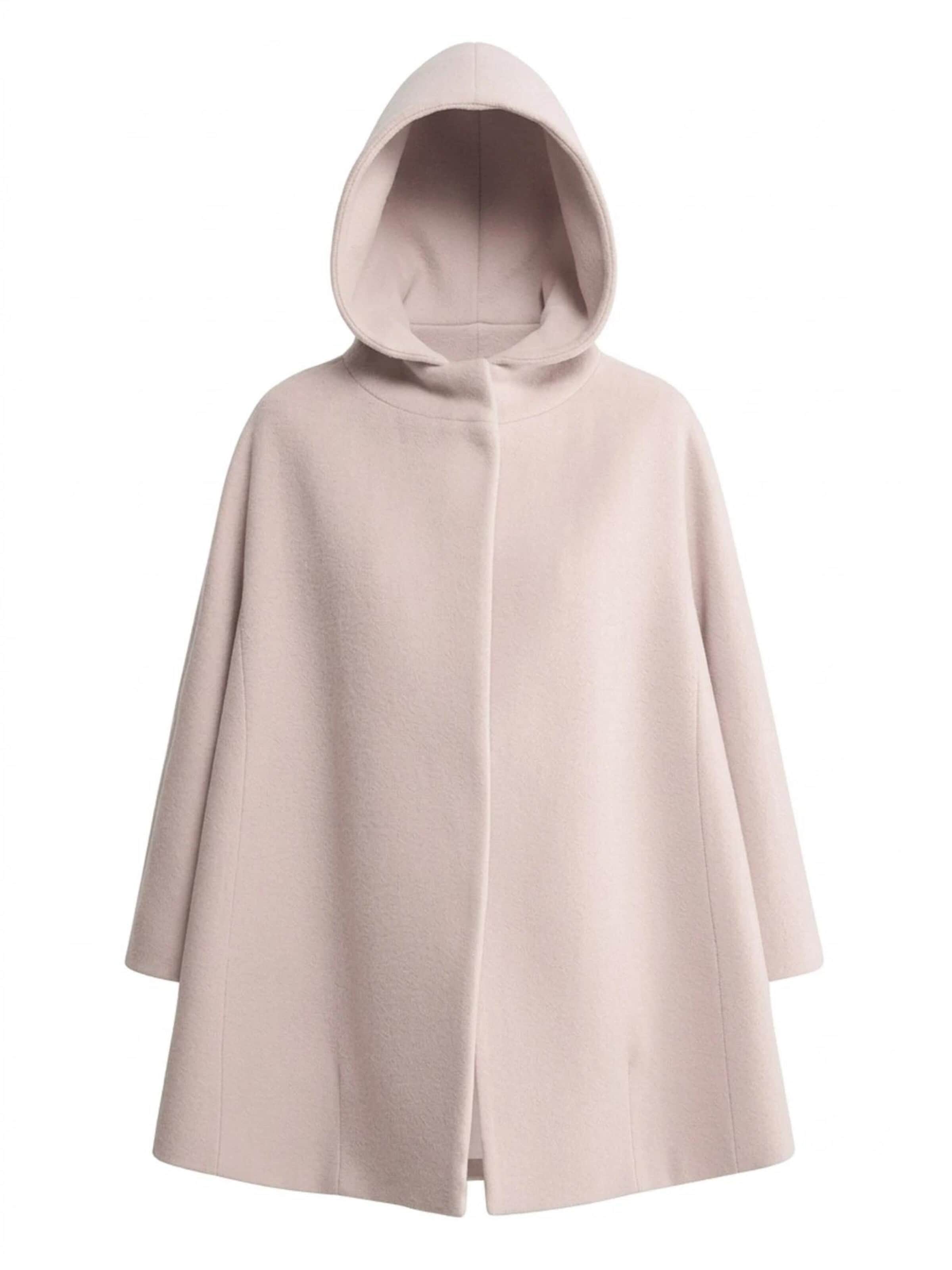 Il Lanificio Between-seasons coat in Beige: front