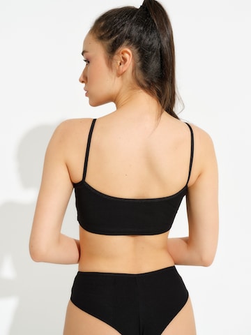 Evoni Bustier Wäsche-Sets‌‌‌‌‌‌‌‌‌ in Schwarz