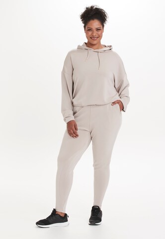 Q by Endurance Tapered Sweatpants 'CINMARIE' in Beige