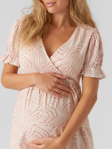 MAMALICIOUS Jurk in Beige