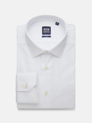 Boggi Milano - Ajuste estrecho Camisa de negocios en blanco