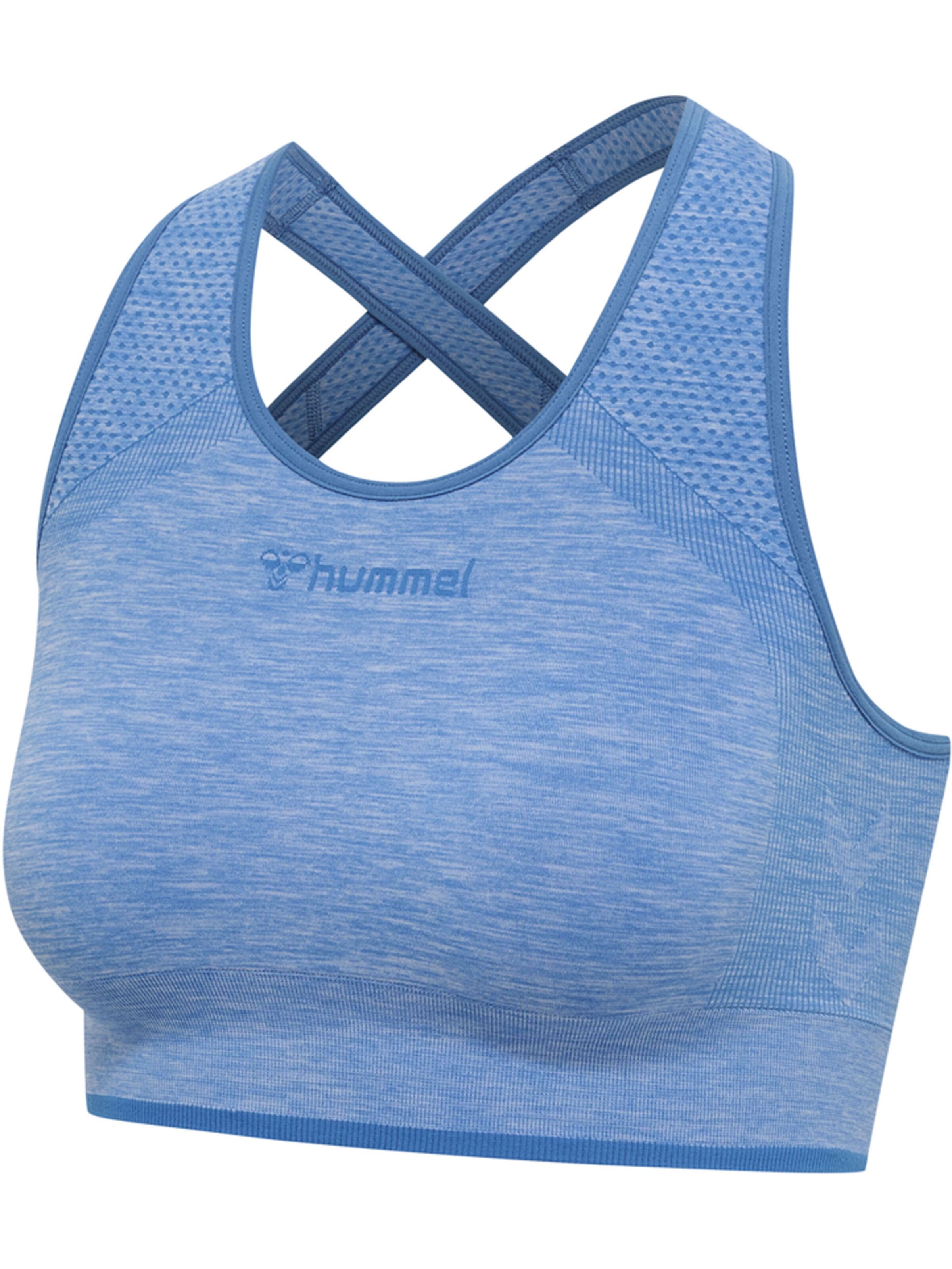Hummel Bustier Sport bh in Blauw