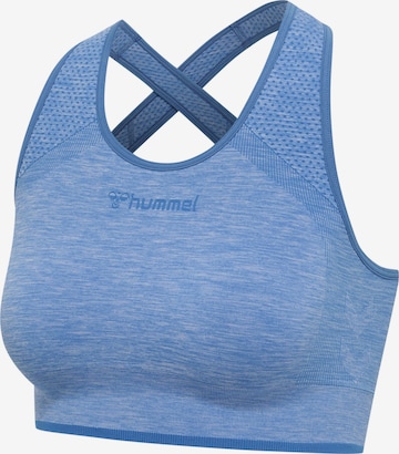 Bustier Soutien-gorge de sport Hummel en bleu