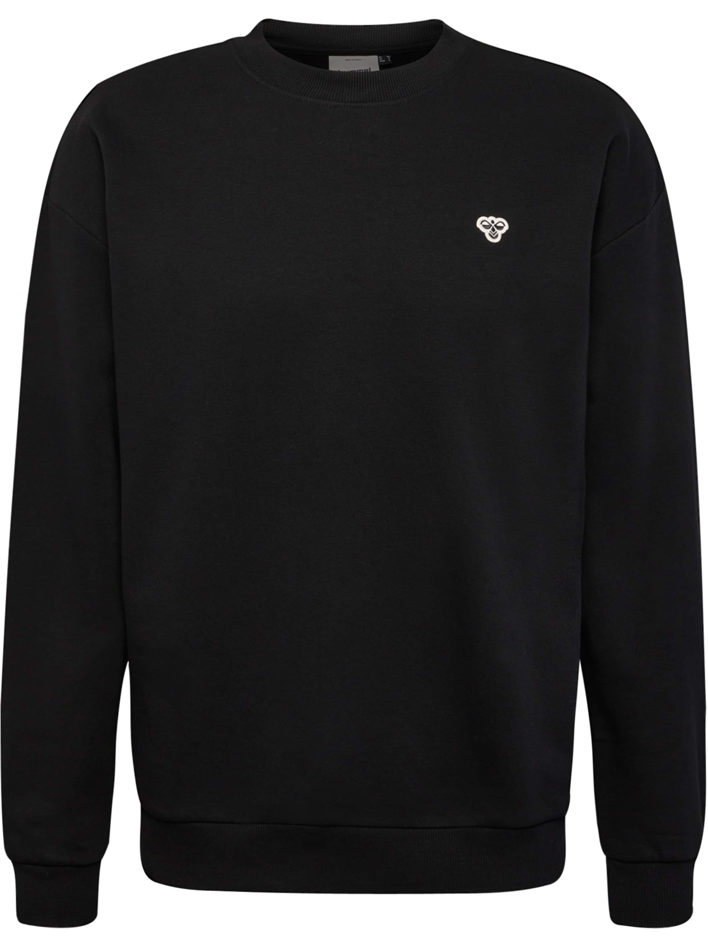 Sweat-shirt Hummel en noir : devant