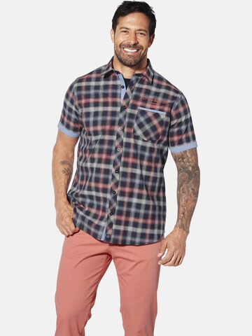 Jan Vanderstorm Regular fit Button Up Shirt 'Edbald' in Blue: front