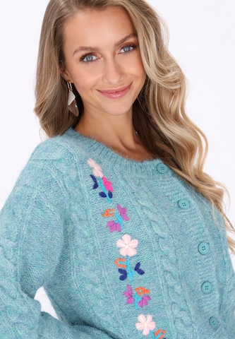 Cardigan 'Fashion Look' IZIA en bleu