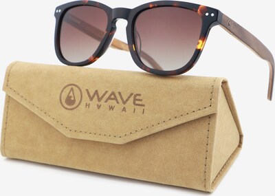 Wave Hawaii Sonnenbrille 'Chiclana' + Etui in karamell / kastanienbraun / schwarz, Produktansicht