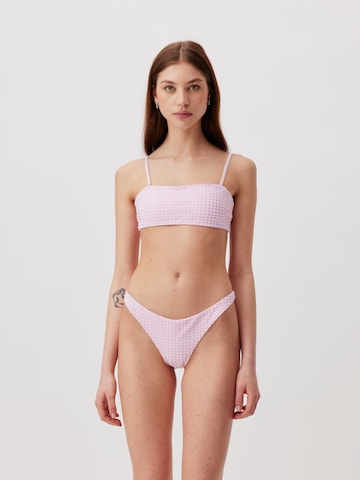 LeGer by Lena Gercke Bustier Bikinitop 'Hanna' in Pink: predná strana