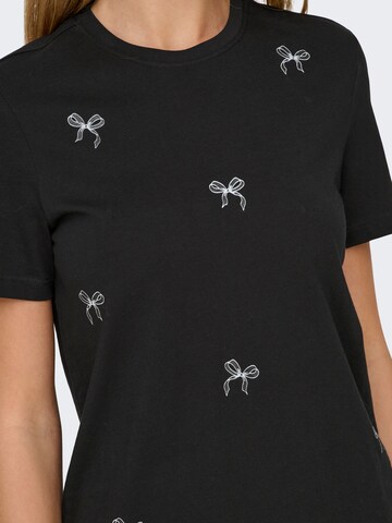 T-shirt 'ONLKita' ONLY en noir