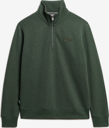 Sweat-shirt Superdry en vert : devant