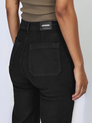 Dr. Denim Slimfit Jeans 'Drdenimmoxy High Straight Patch Pocke'‌ in Schwarz