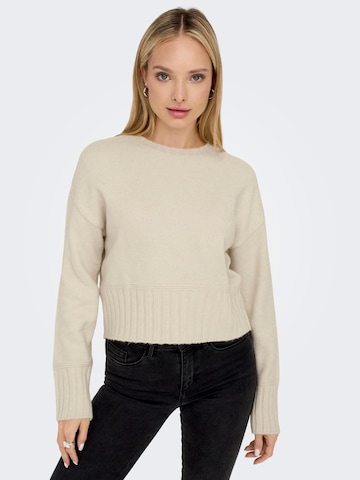 ONLY Sweater 'Allie' in Grey: front