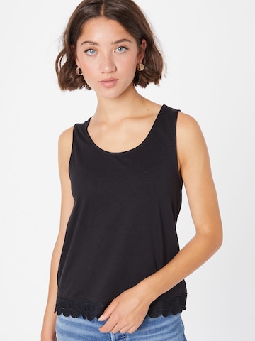 ONLY Top 'LUNA' in Black: front